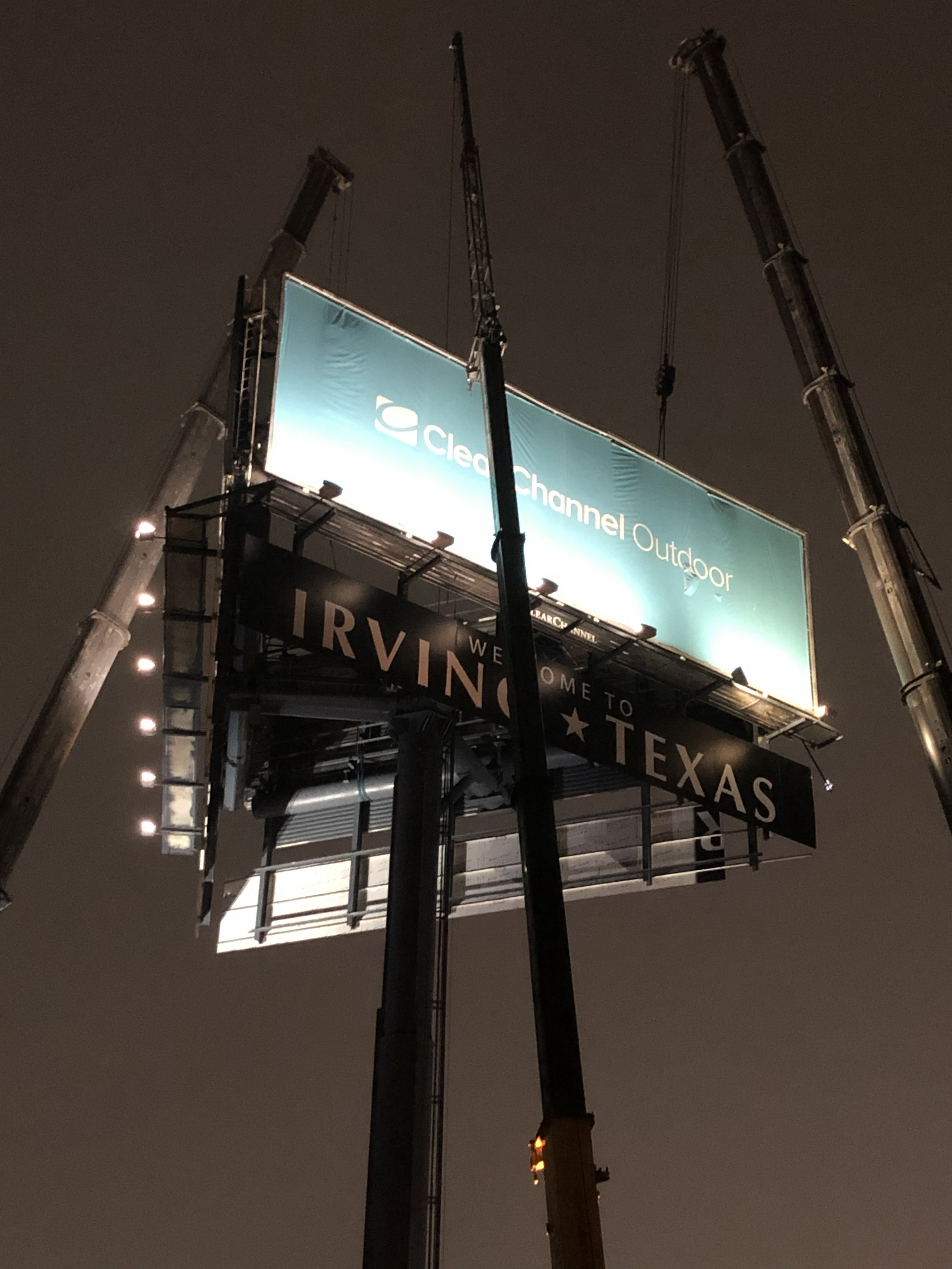 Emergency billboard repair — rapid deployment response