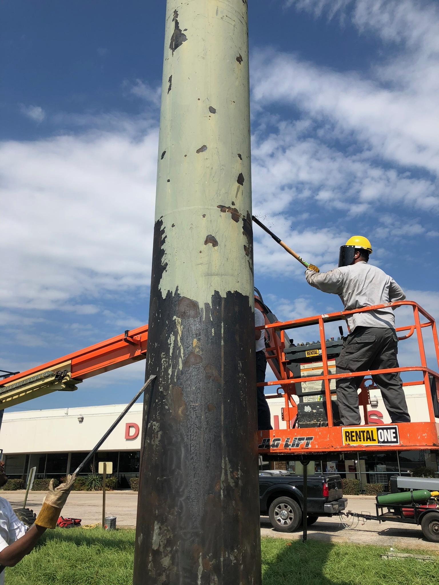 Billboard painting and inspection